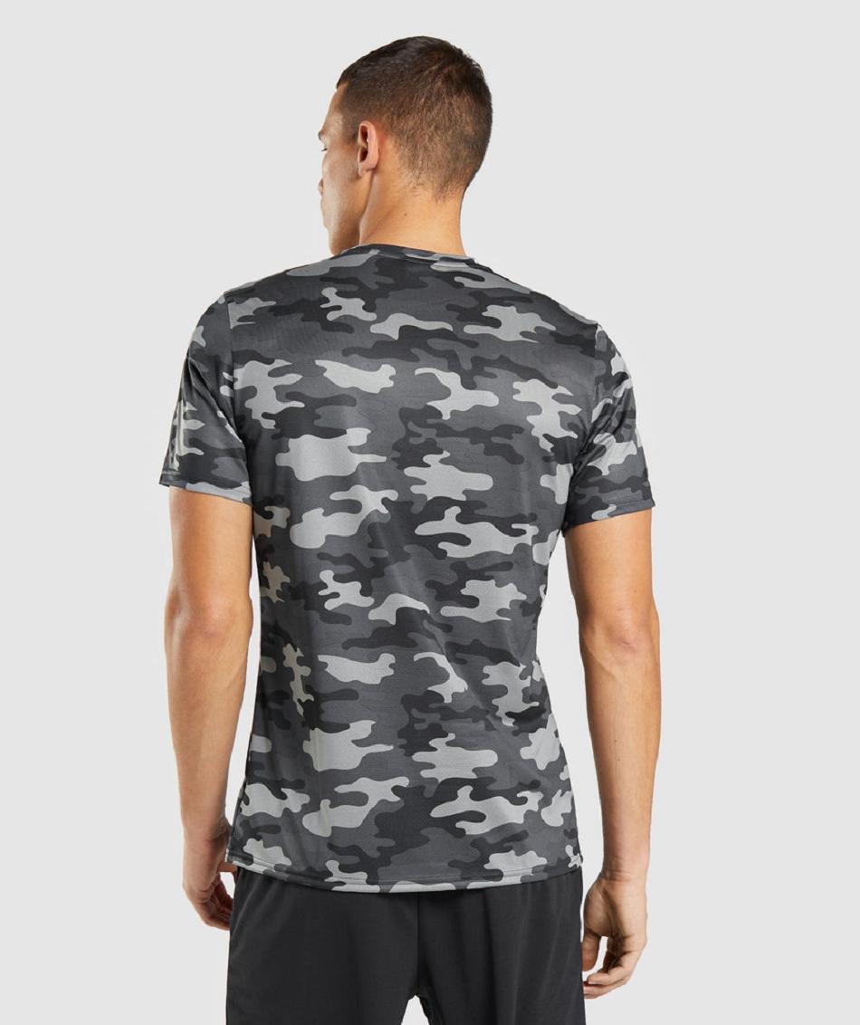 T Shirts Gymshark Arrival Hombre Gris | CO 3450YXF